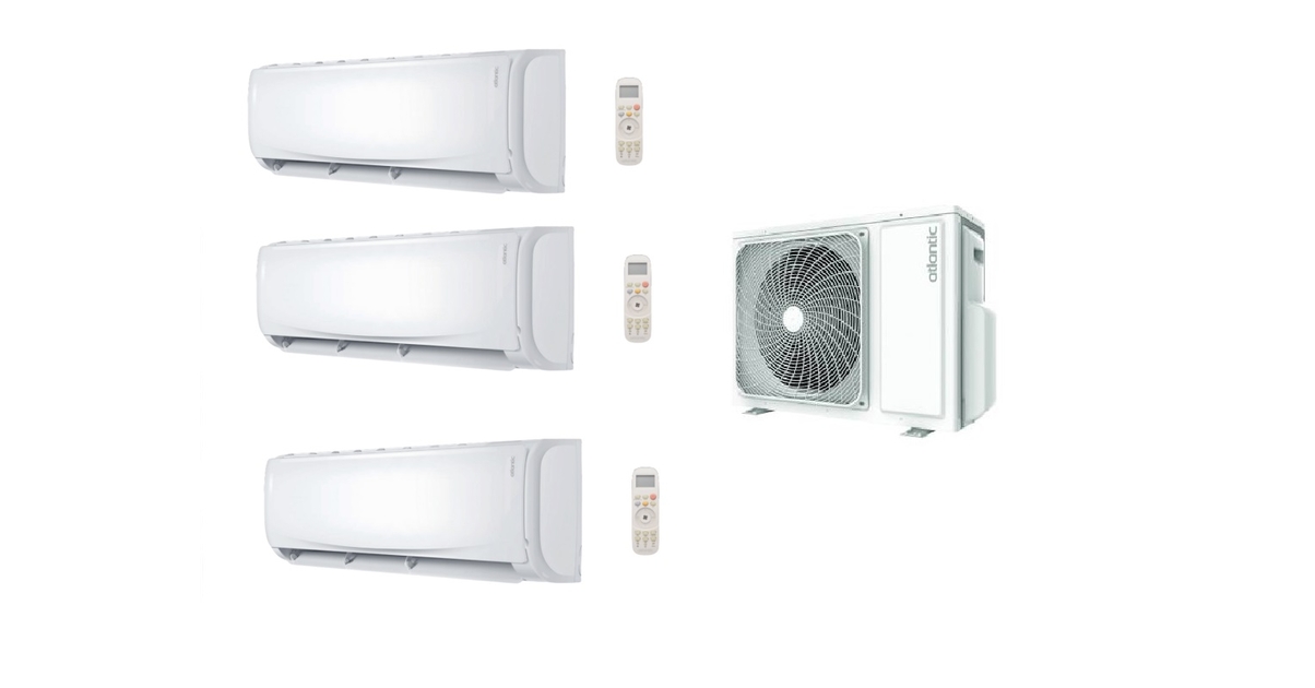 Climatisation tri split ATLANTIC 6,2 KW réversible + une unité — free download